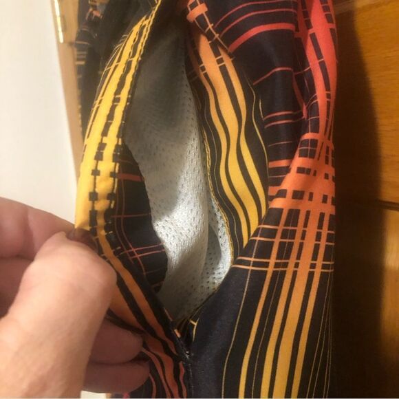 OP Men’s Size LG 36-38 Rich Black Self Adjust Fly Closure Swim Trunks - Picture 11 of 11